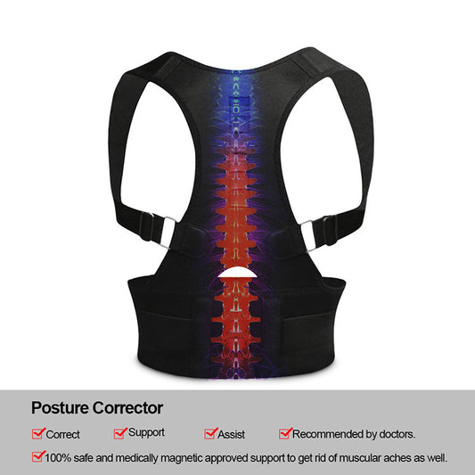 Magnetic Adult Posture Corrector Belt – Body Alignment Brace