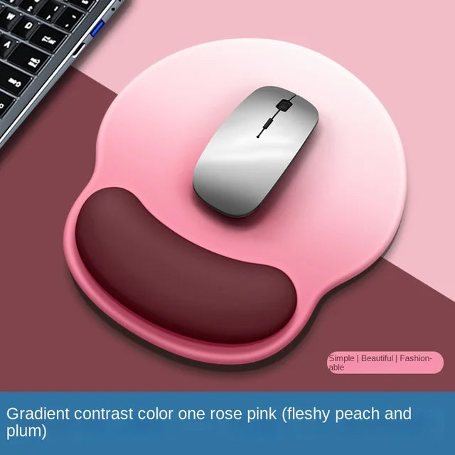 Gradient Ergonomic Mouse Pad with Wrist Rest Support