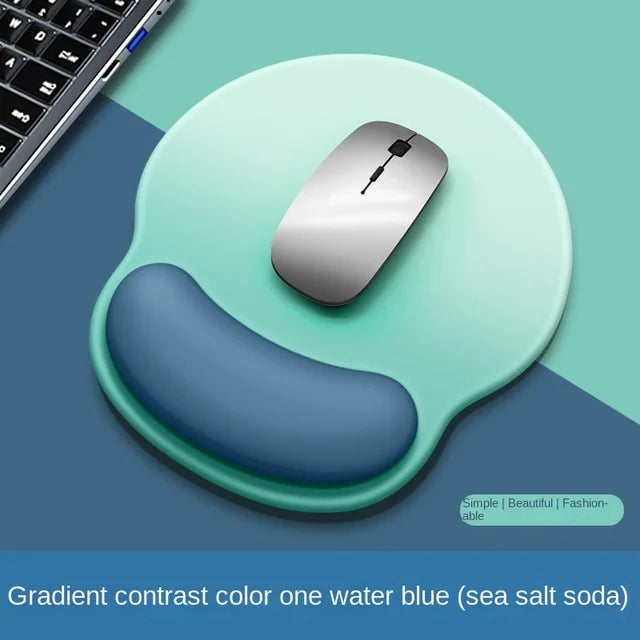 Gradient Ergonomic Mouse Pad with Wrist Rest Support