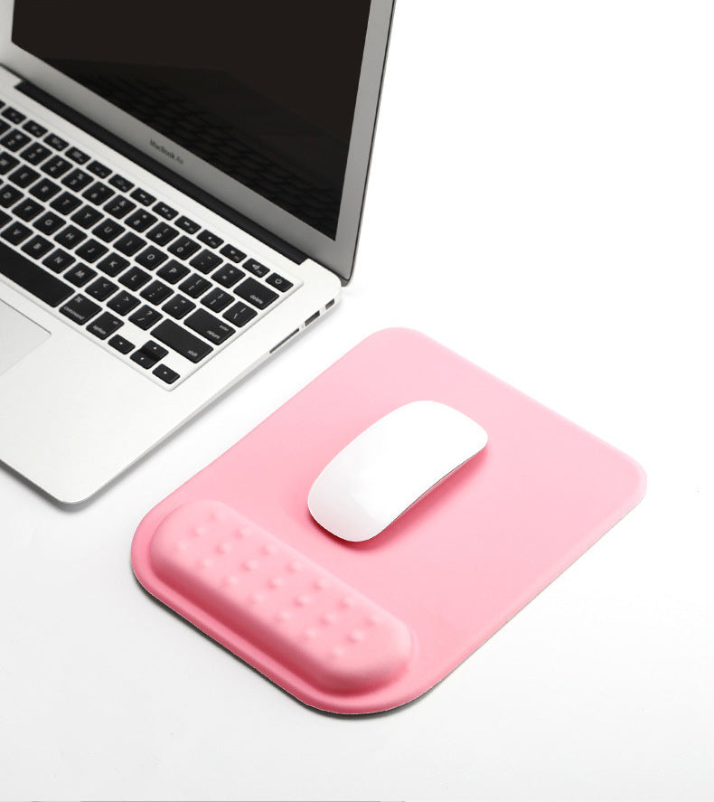 Soft-Rebound Silicone Wrist Rest Mouse Pad