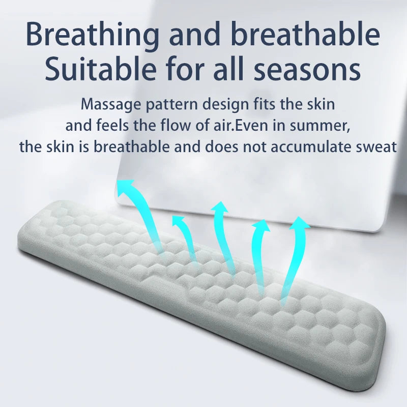 Ergonomic Memory Foam Keyboard & Mouse Wrist Rest Pad