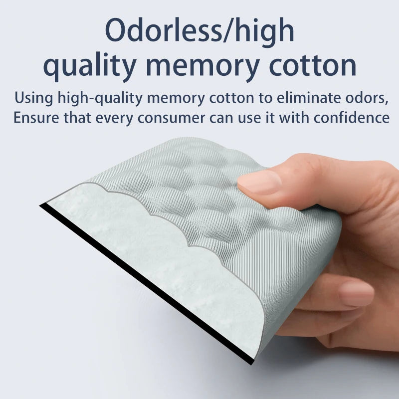 Ergonomic Memory Foam Keyboard & Mouse Wrist Rest Pad
