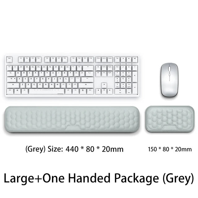 Ergonomic Memory Foam Keyboard & Mouse Wrist Rest Pad