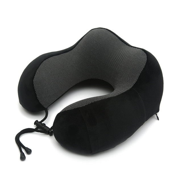 Large Memory Foam U-Shaped Cervical Travel Neck Pillow
