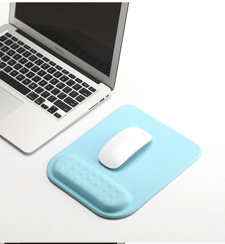 Soft-Rebound Silicone Wrist Rest Mouse Pad