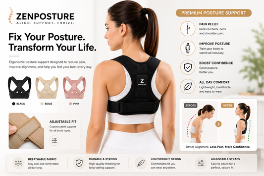 ZenPosture™ Invisible Posture Corrector for Daily Back Support