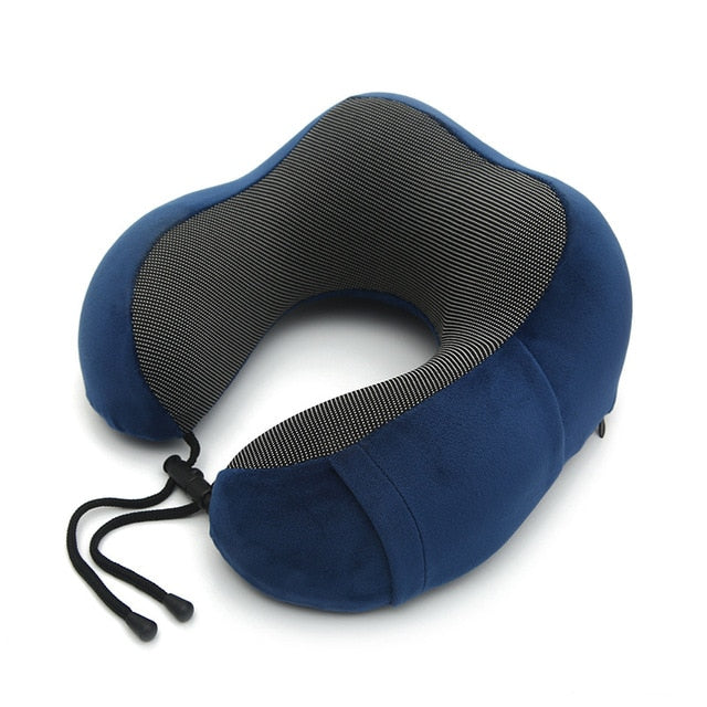 Large Memory Foam U-Shaped Cervical Travel Neck Pillow