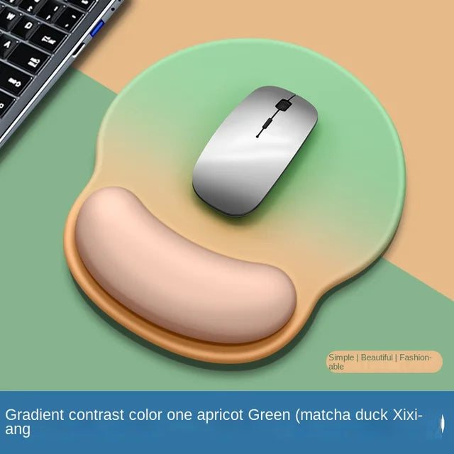 Gradient Ergonomic Mouse Pad with Wrist Rest Support